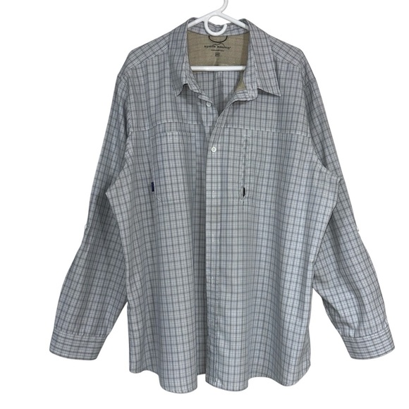 Eddie Bauer Other - Eddie Bauer Gray Fishing Shirt